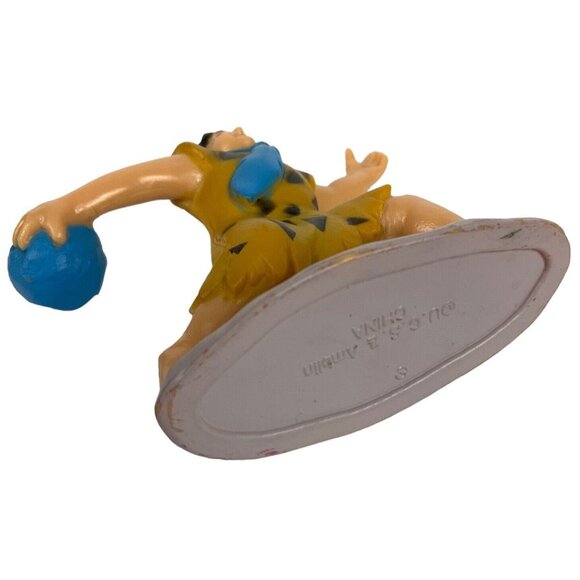 Flintstones Movie Fred Bowling Collectible PVC Toy Figure Hanna Barbera 1994 - Picture 5 of 7